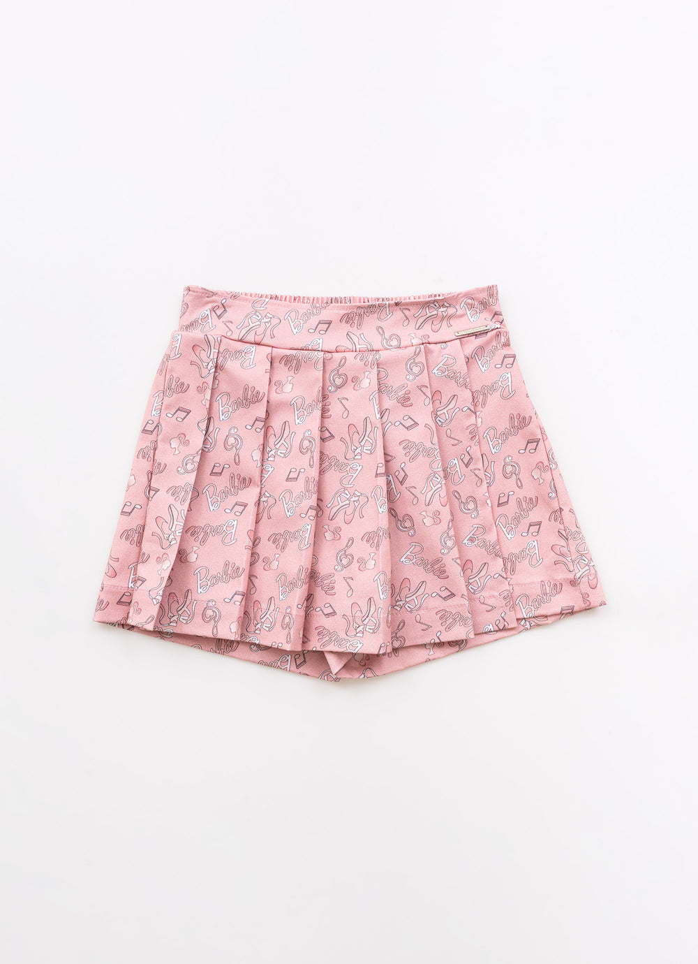 Short Saia Sarja Estampa Barbie Ballet