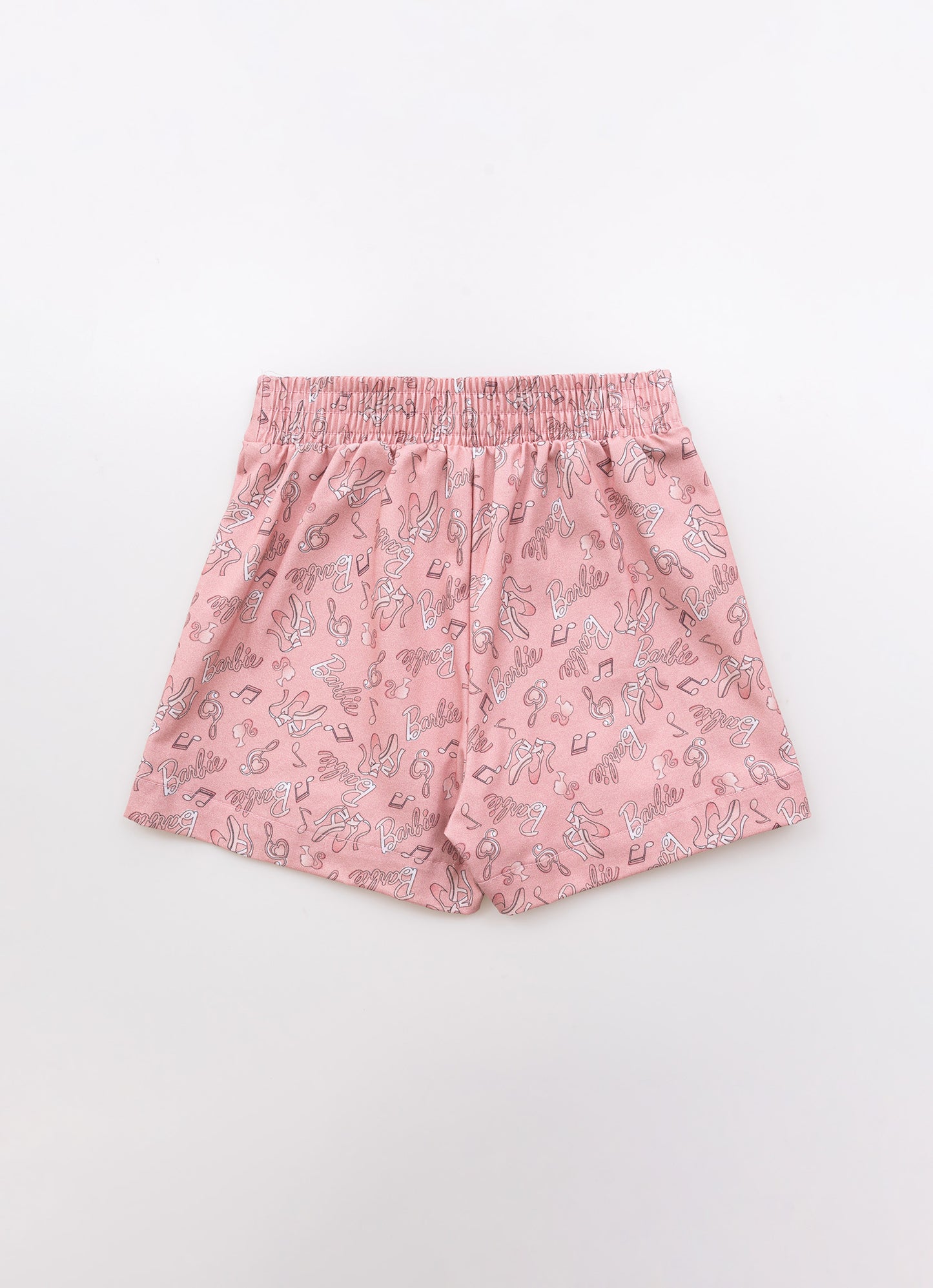 Short Saia Sarja Estampa Barbie Ballet