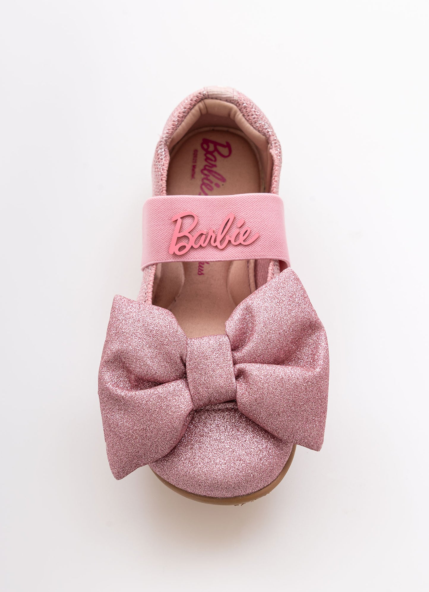 Sapatilha Glitter Barbie Laço Puffer