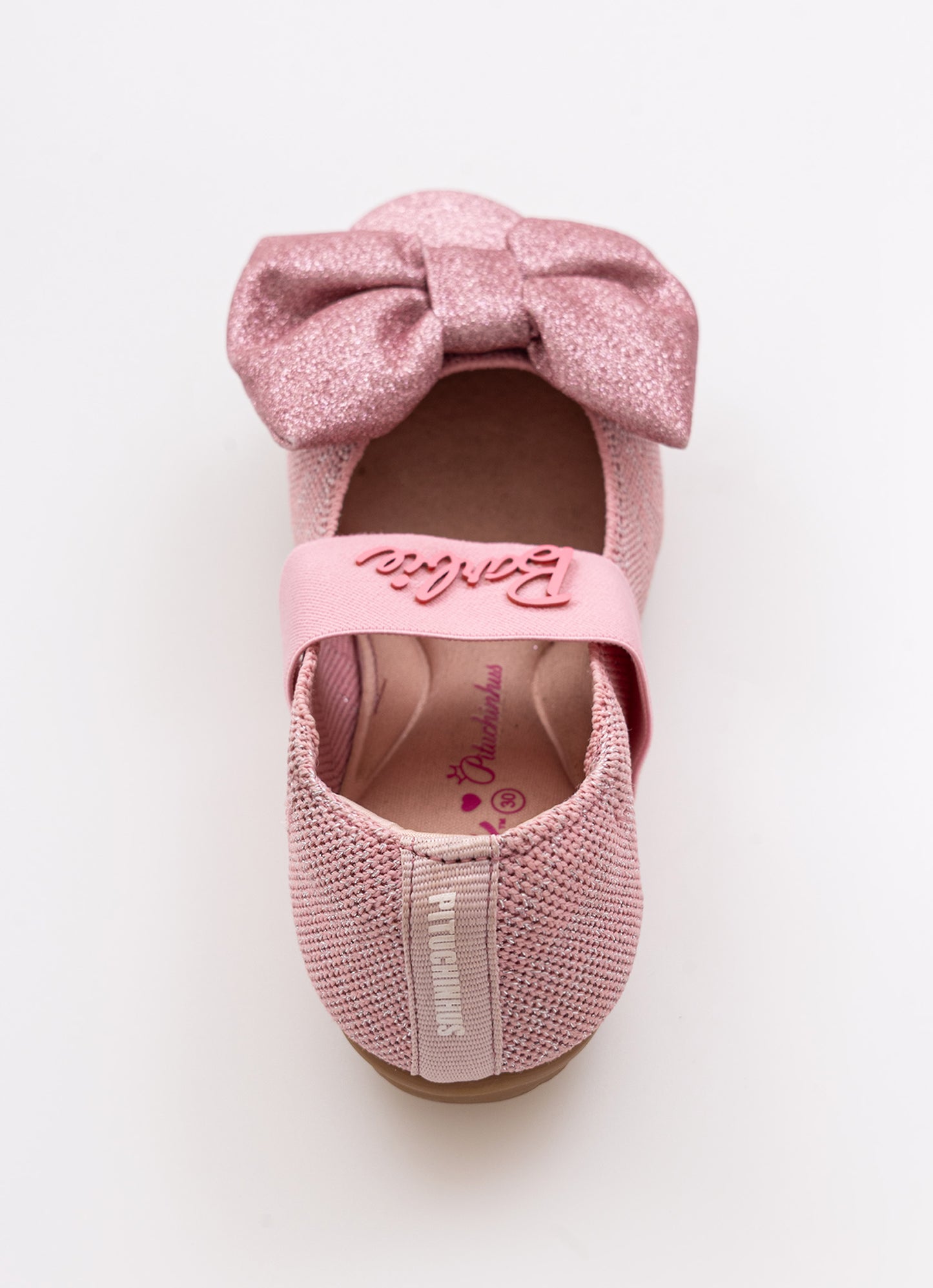 Sapatilha Glitter Barbie Laço Puffer