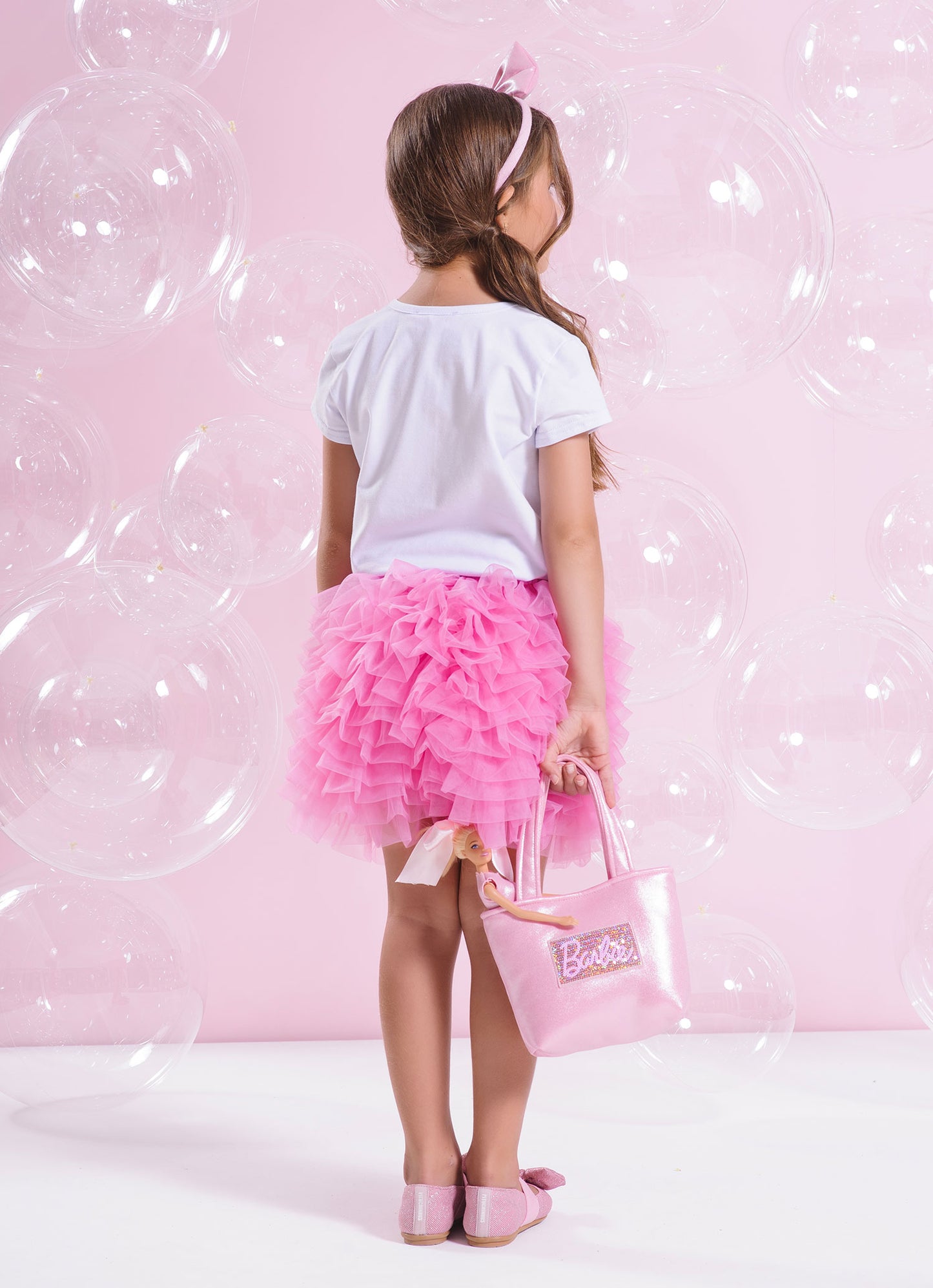 Blusa Cotton Barbie Cristais
