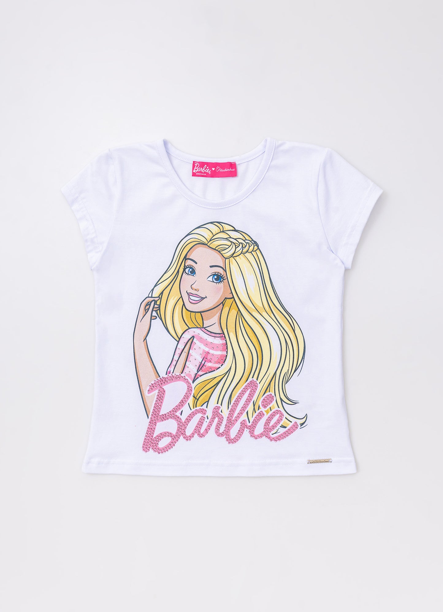 Blusa Cotton Barbie Cristais
