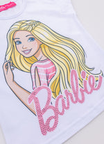 Blusa Cotton Barbie Cristais