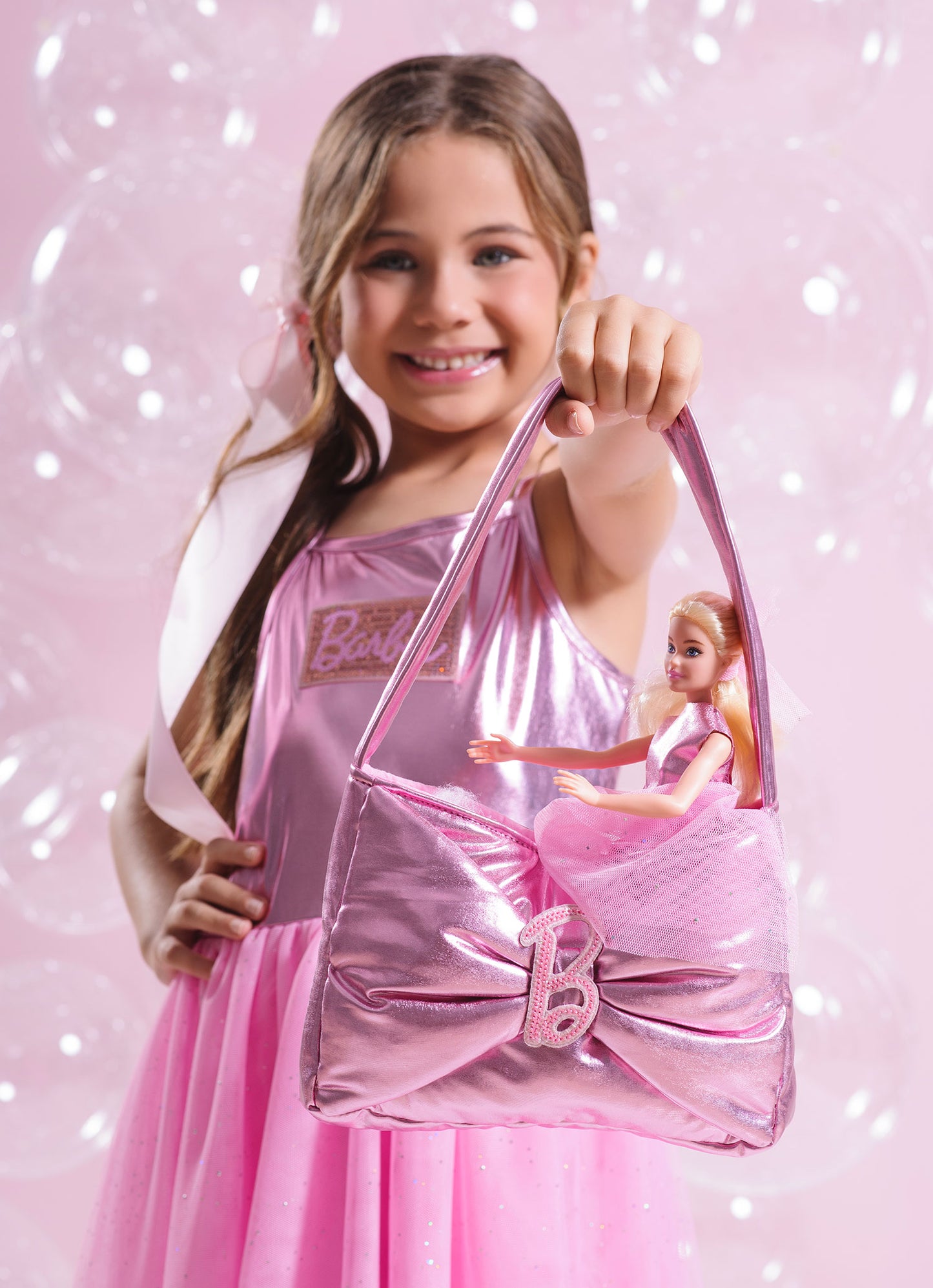 Bolsa Puffer Laço Barbie