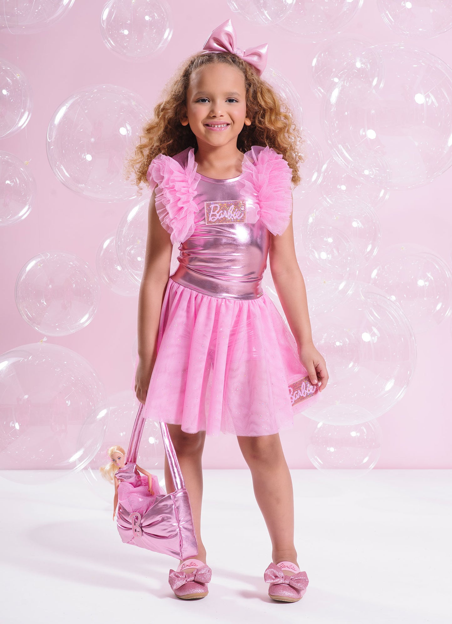 Bolsa Puffer Laço Barbie