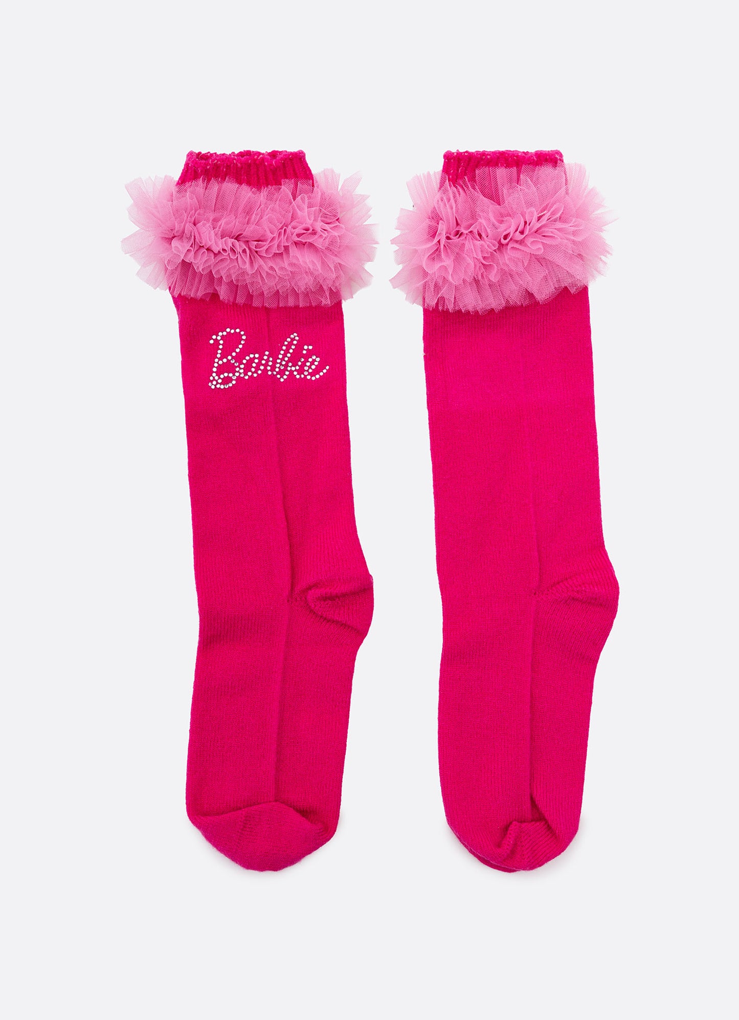 Meia Tricot Barbie Frufru
