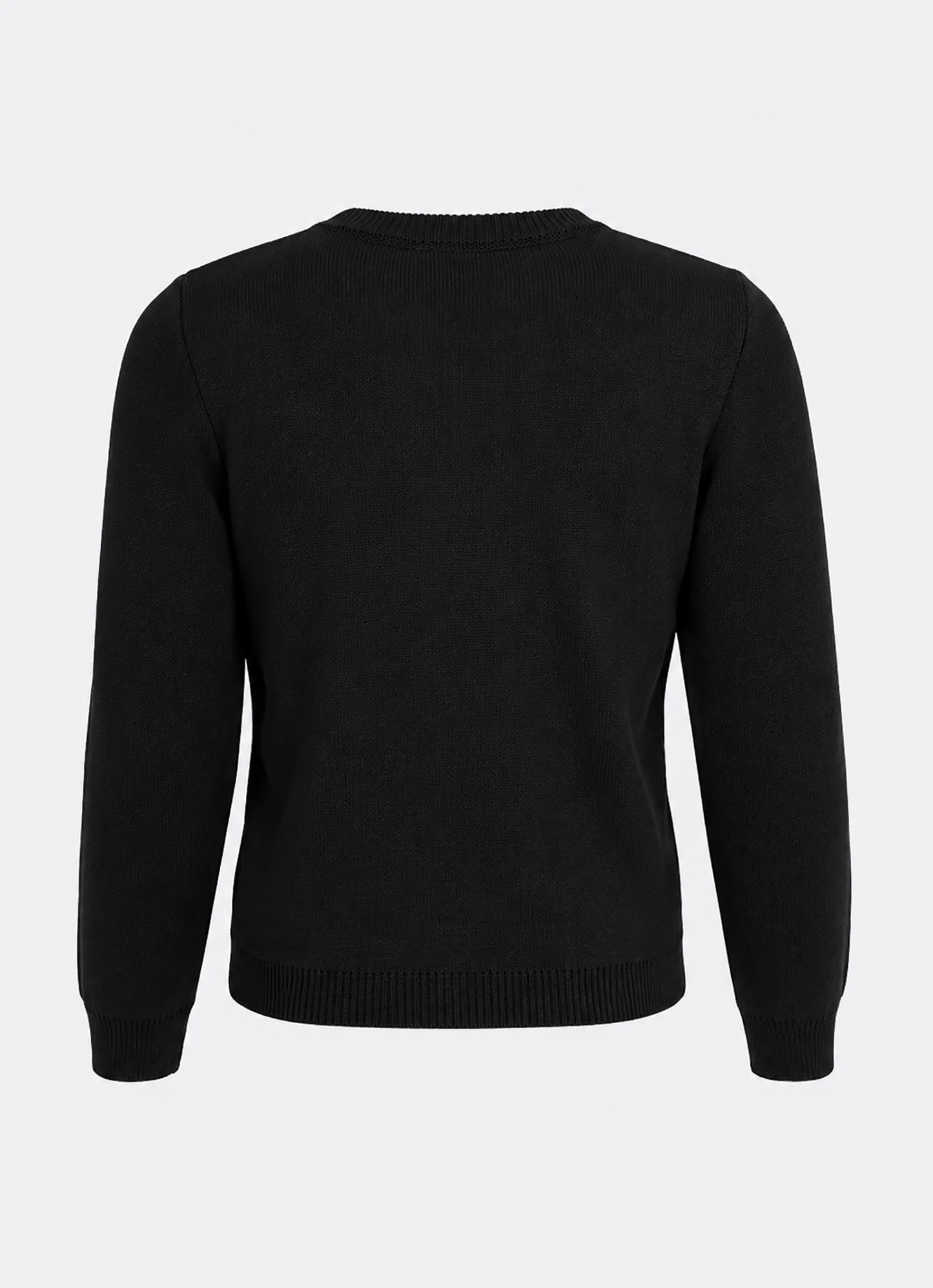 Casaco Tricot Maxi Laço Bordado Pérolas e Cristais
