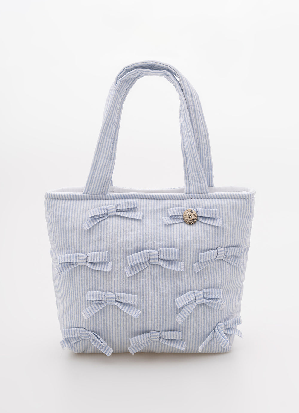 Bolsa Puffer Tricoline Mini Laços