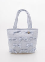 Bolsa Puffer Tricoline Mini Laços