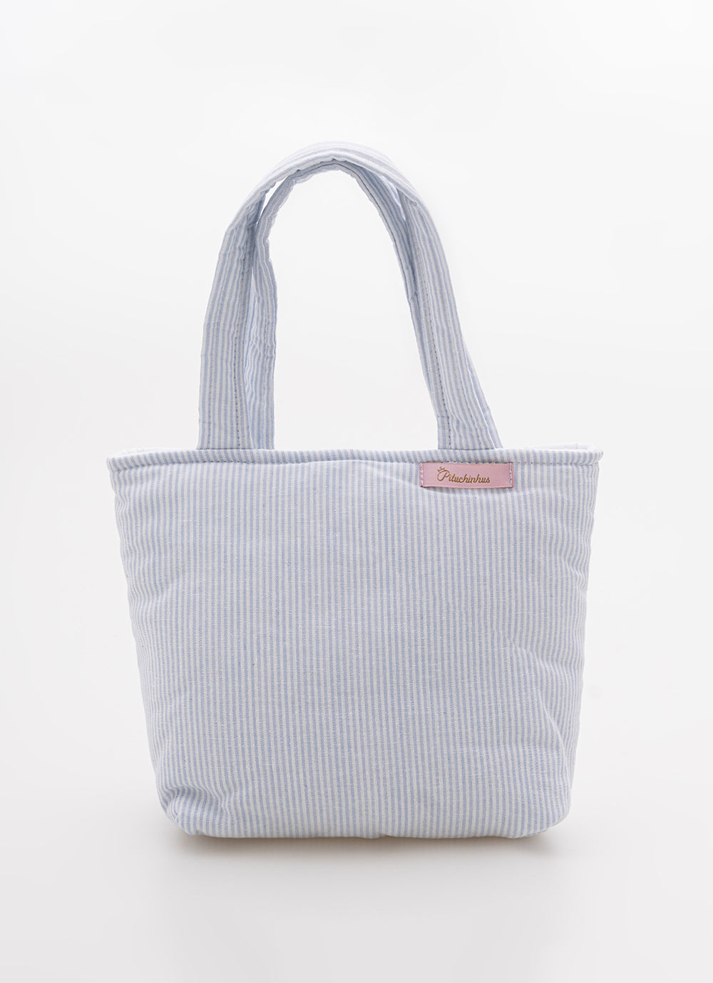 Bolsa Puffer Tricoline Mini Laços