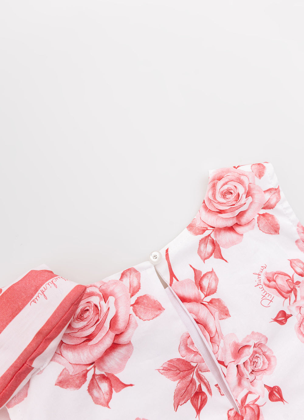 Blusa Algodão Estampa Floral Babado