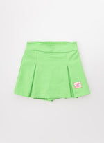 Saia Short Moletinho Pregas Patche Raquetes