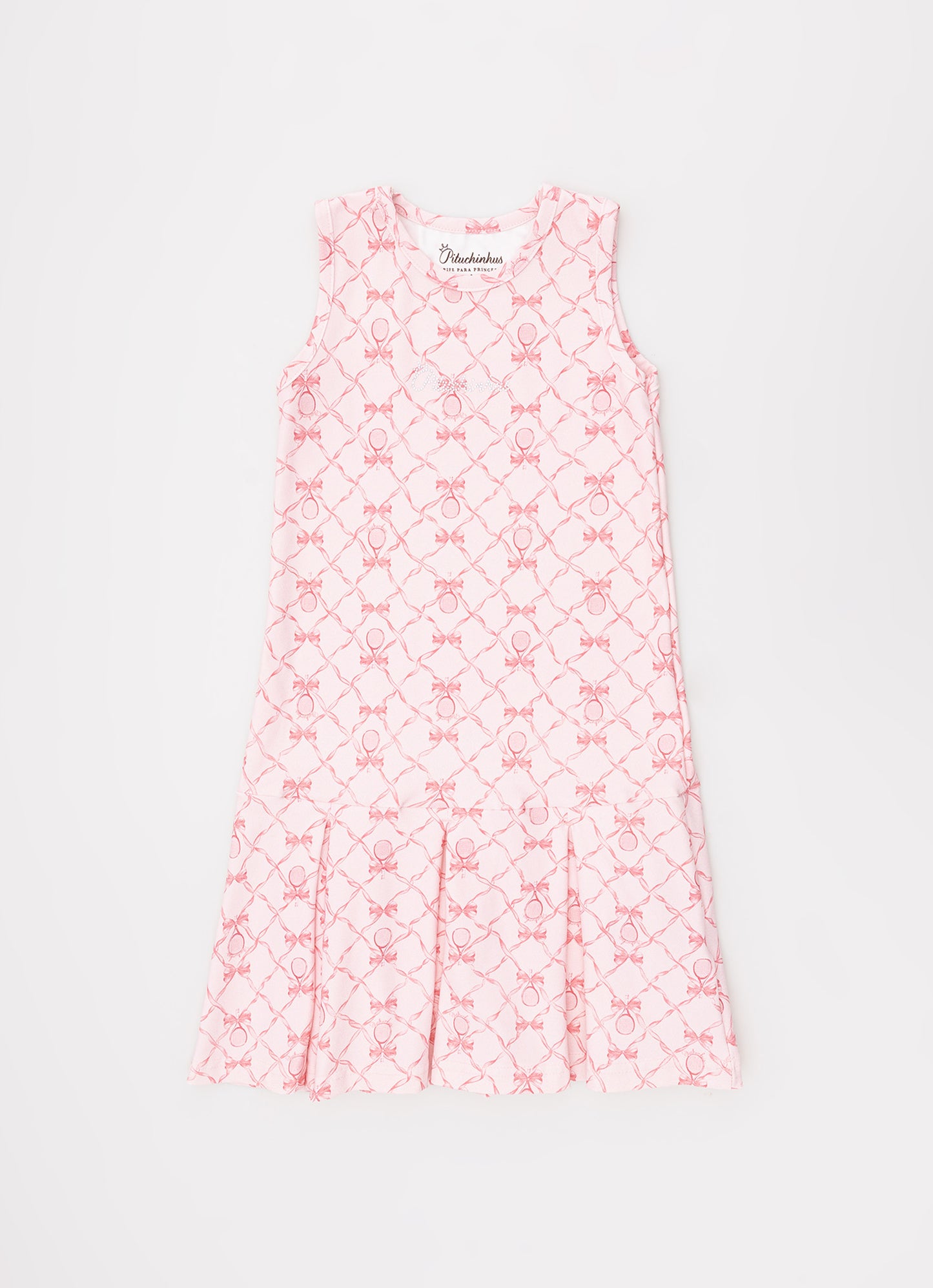 Vestido Light Estampa Raquetes