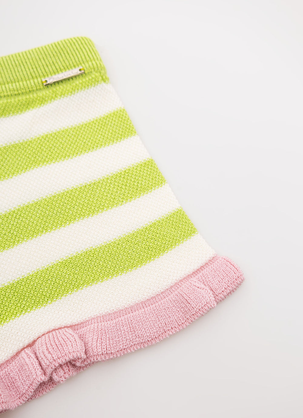 Short Tricot Listrado Babadinho