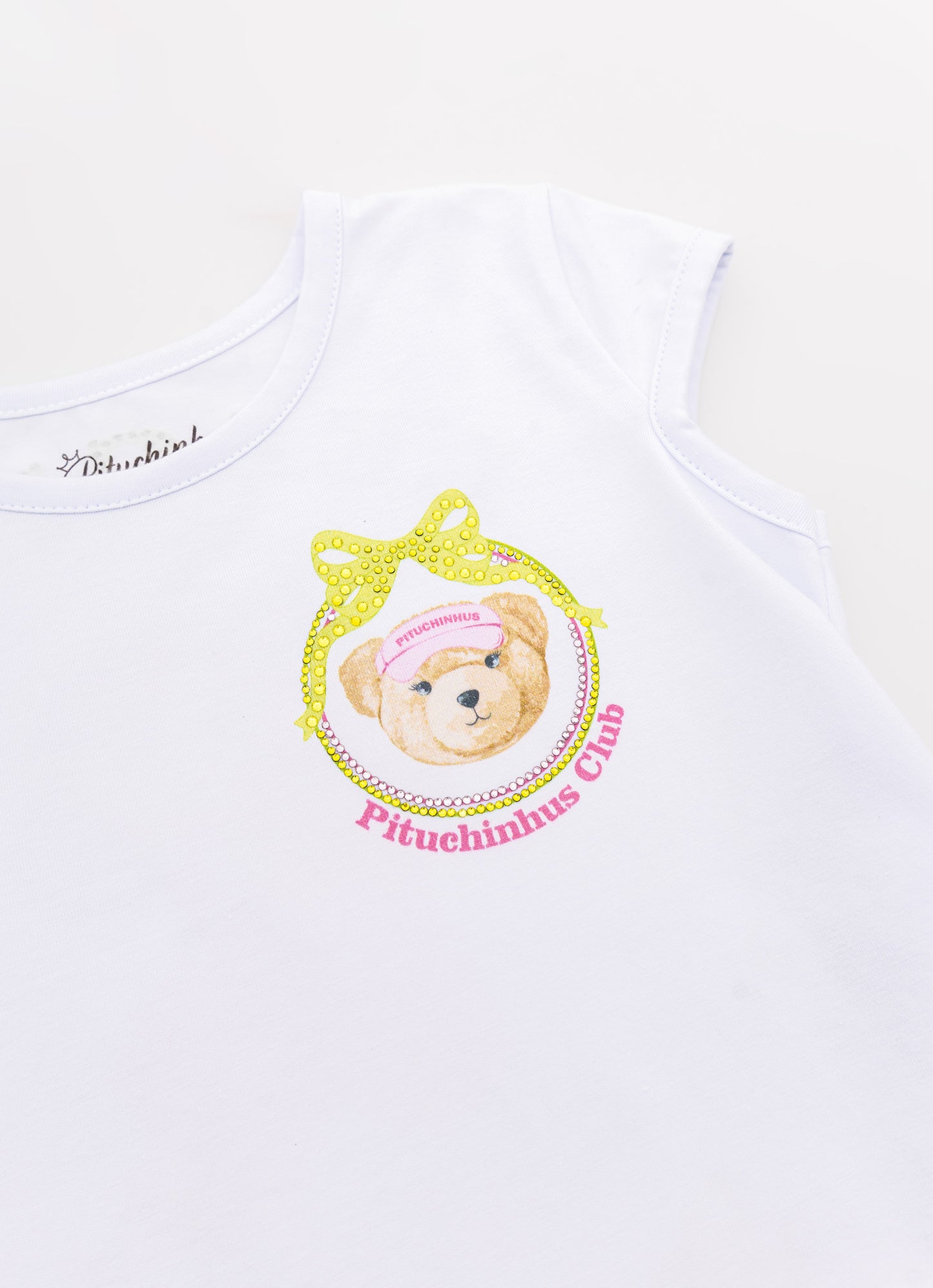 Blusa Cotton Ursinha Pregas