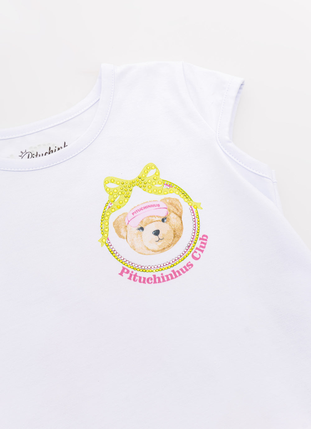 Blusa Cotton Ursinha Pregas
