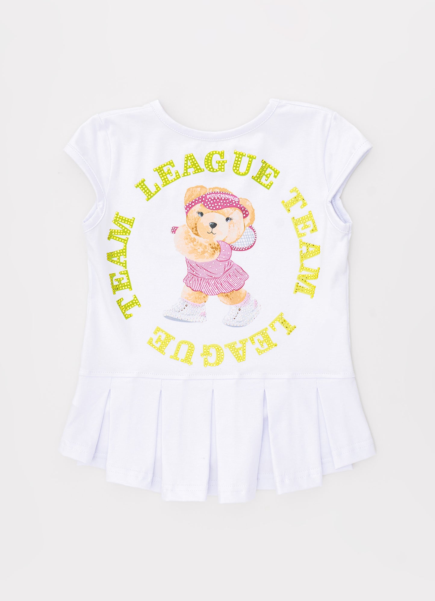 Blusa Cotton Ursinha Pregas