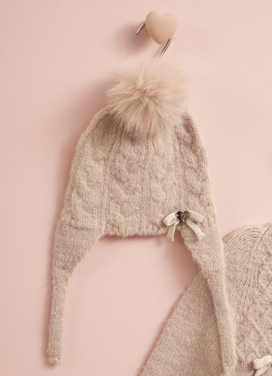 Touca Tricot Fio Fofinho Sem Costura Touca Tricot Fio Fofinho Sem Costura