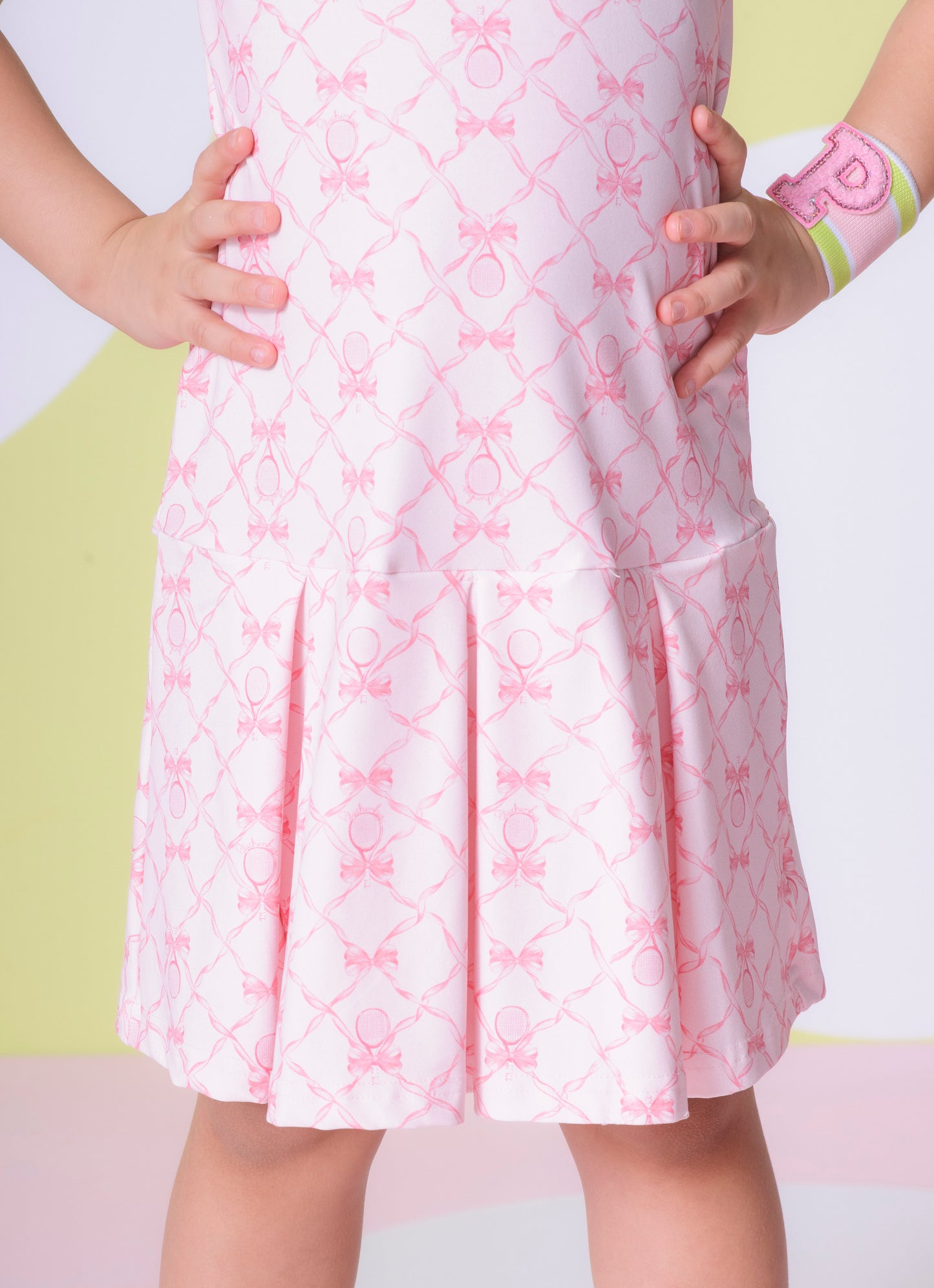 Vestido Light Estampa Raquetes