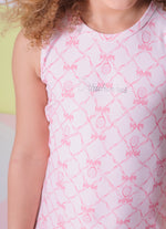 Vestido Light Estampa Raquetes