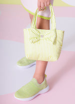 Bolsa Algodão Estampado Laço