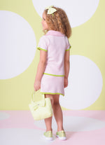 Saia Short Tricot Ponto Piquet Listrada Patche