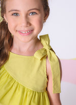 Blusa Tricoline Maxi Babado Tule
