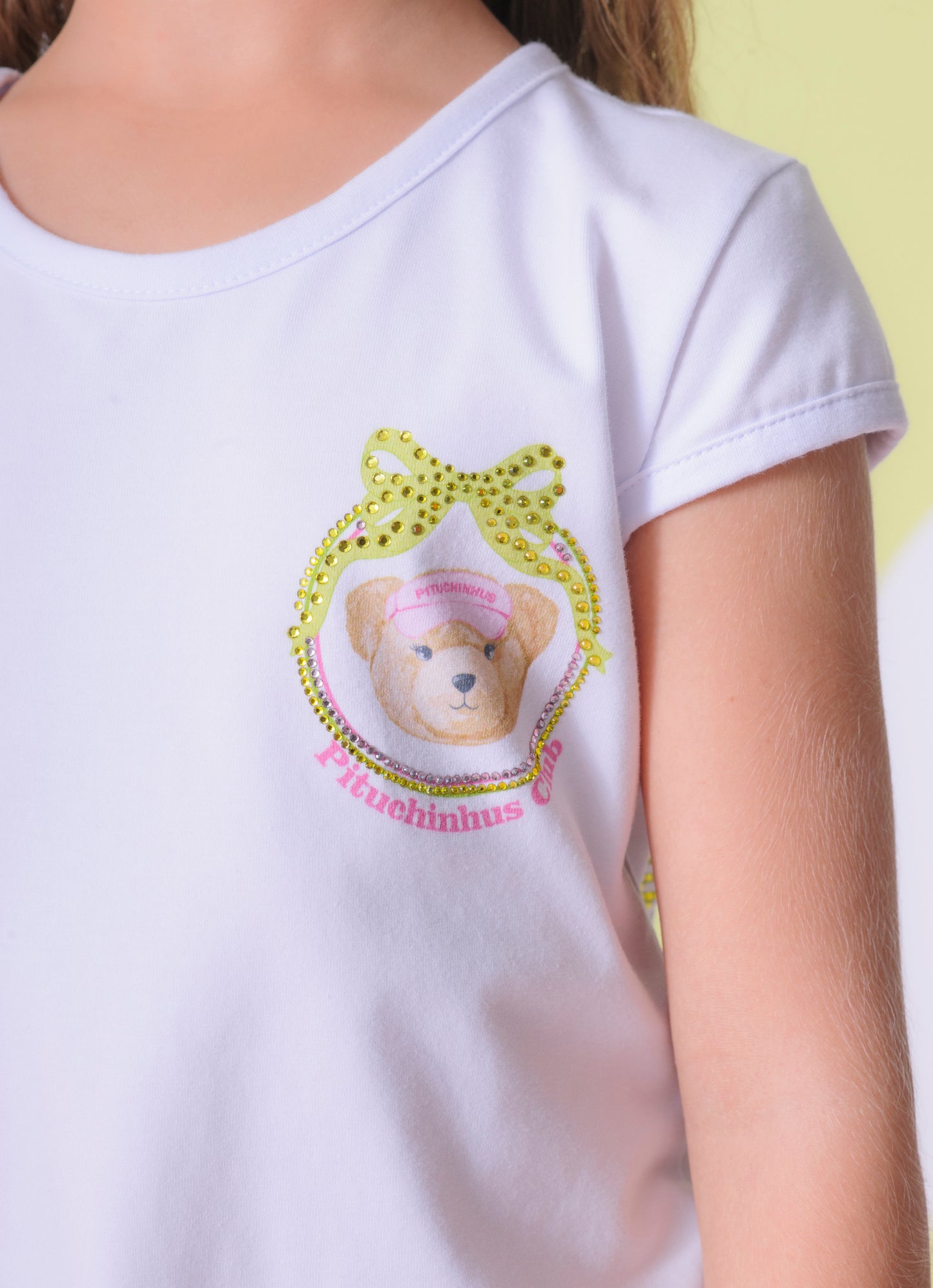 Blusa Cotton Ursinha Pregas
