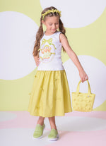Bolsa Puffer Tricoline Mini Laços