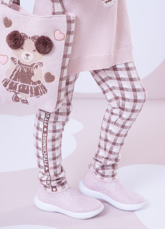 Legging Tricot Xadrez Legging Tricot Xadrez