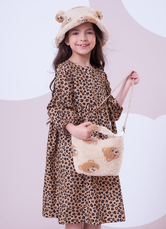 Bolsa Pele Carneirinho Ursos Bolsa Pele Carneirinho Ursos