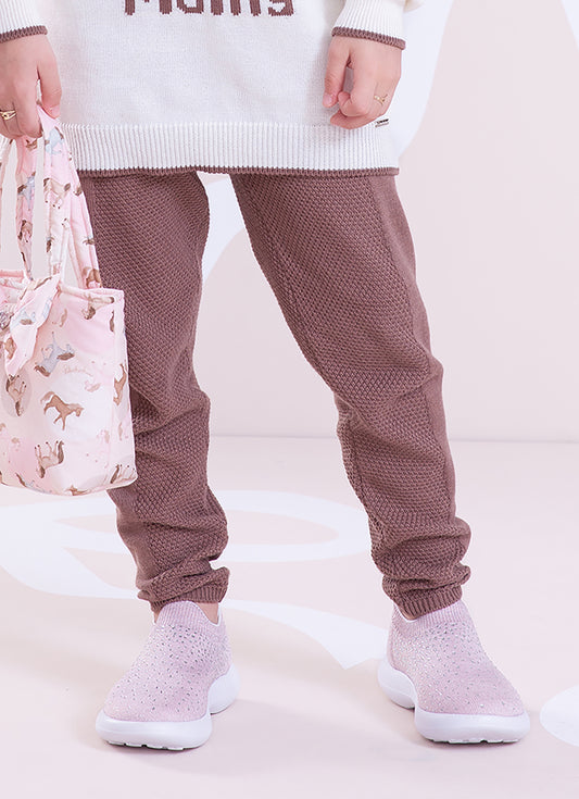 Legging Tricot Montaria Ponto Texturizado Legging Tricot Montaria Ponto Texturizado