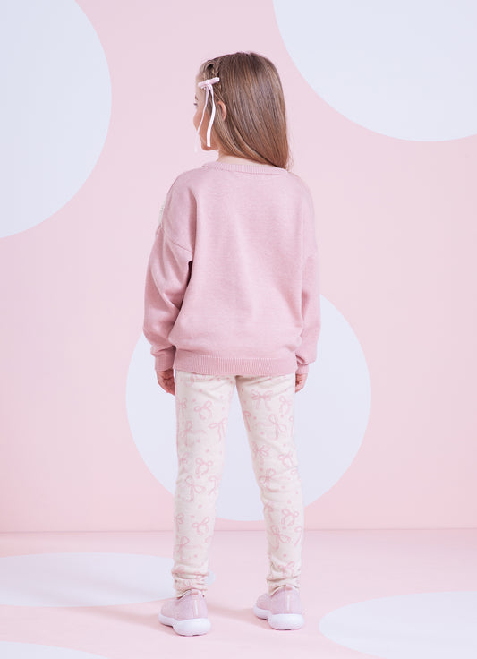 Legging Tricot Multi Laços Legging Tricot Multi Laços