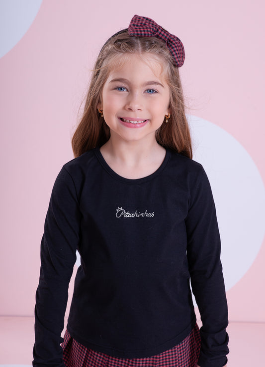 Blusa Cotton Pituchinhus Blusa Cotton Pituchinhus