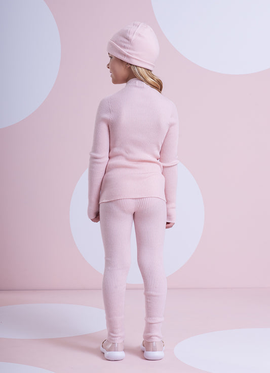 Legging Tricot Canelada Sem Costura Legging Tricot Canelada Sem Costura