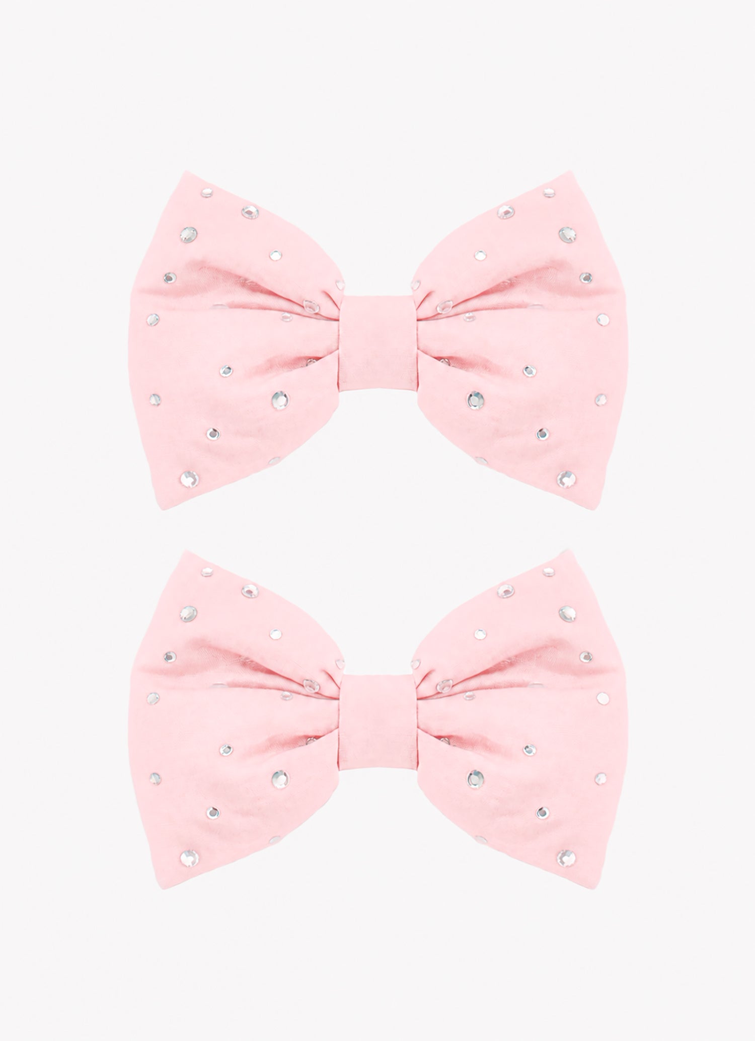 Presilha Laço Tricoline Duas Unidades Rosa Baby
