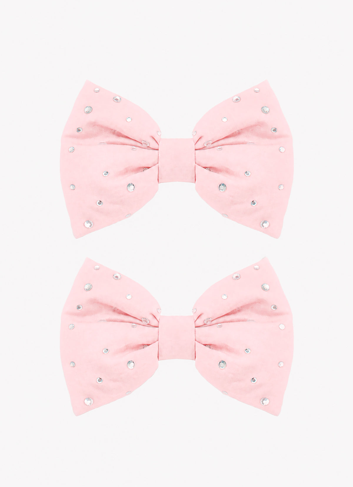 Presilha Laço Tricoline Duas Unidades Rosa Baby
