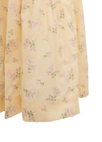 Vestido Algodão Multi Flores e Cachorrinhos Laço Costas