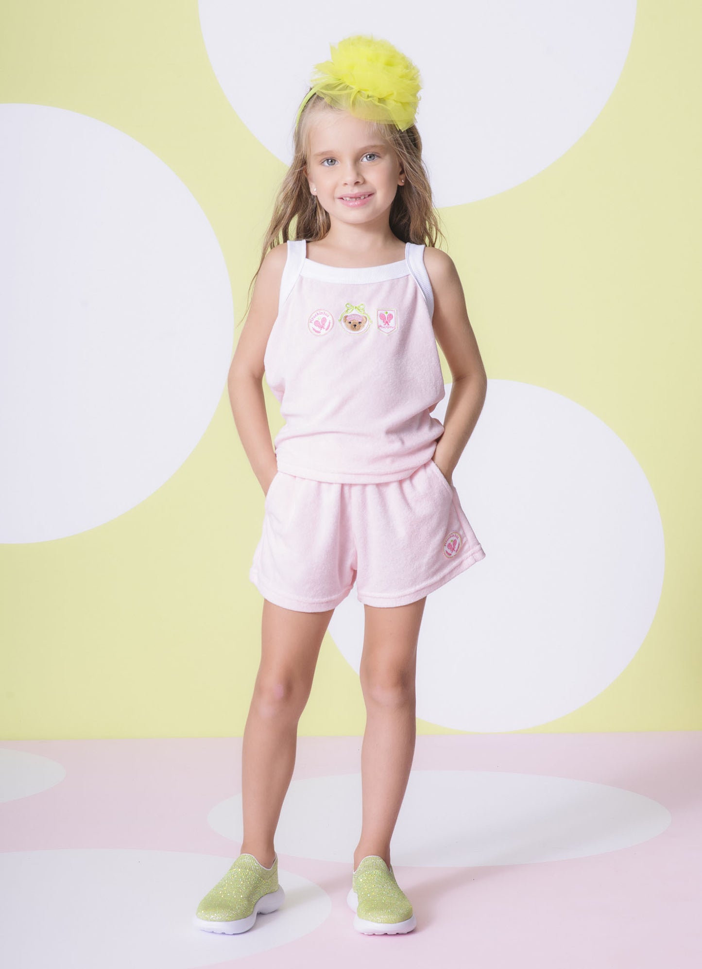 Tênis Knit com Cristais Pituchinhus