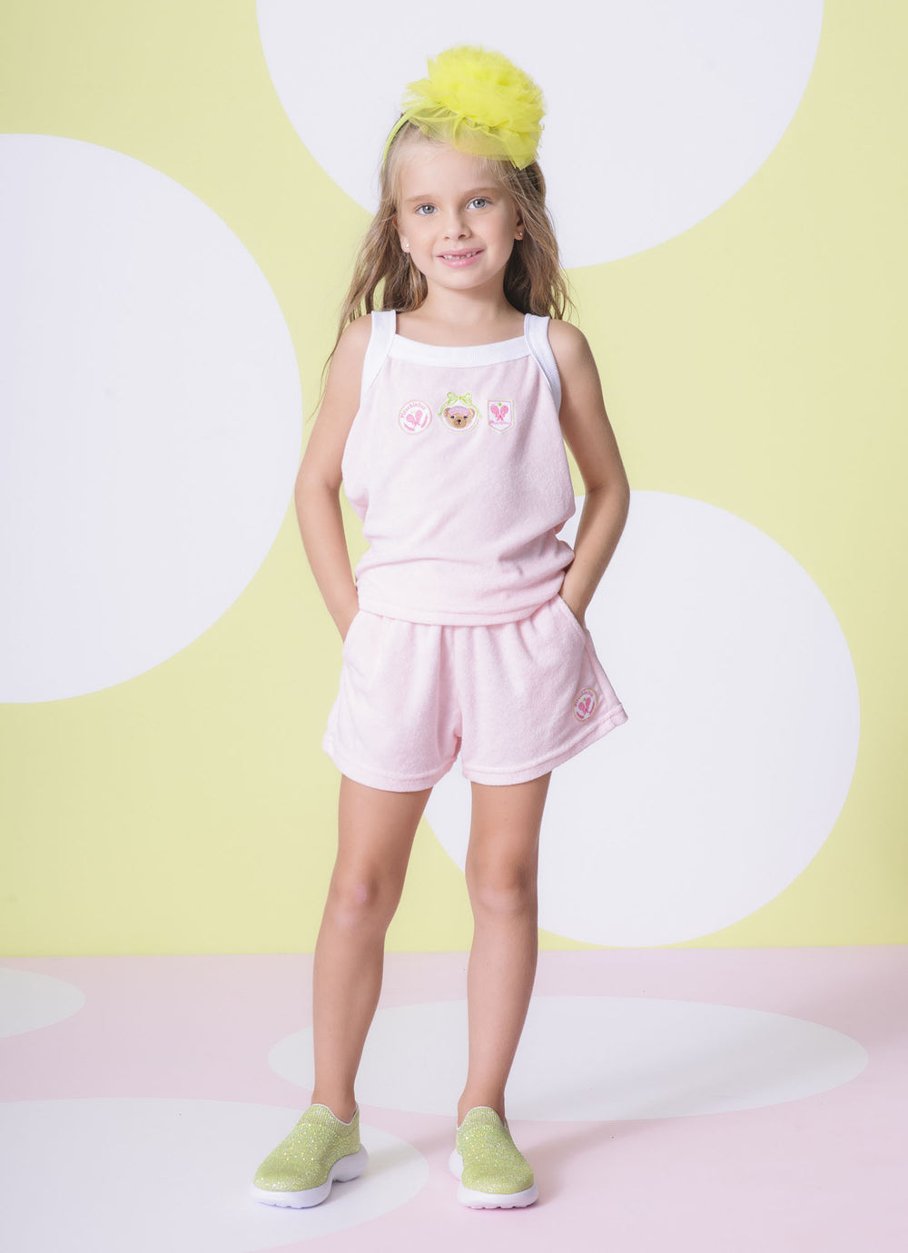 Tênis Knit com Cristais Pituchinhus