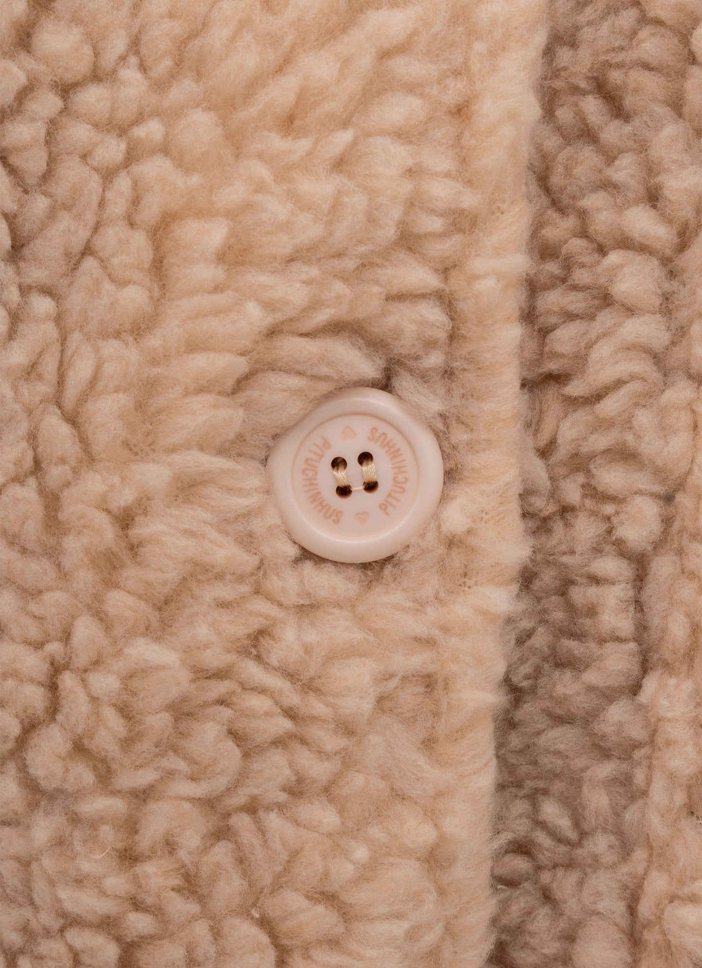 Casaco Pele Carneirinho Com Ursinho Après-Ski