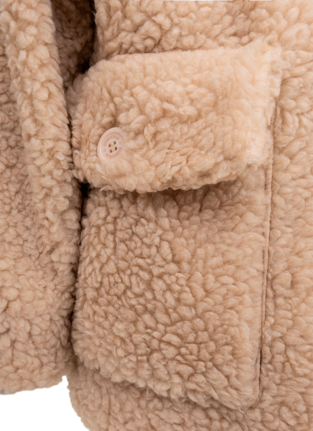 Casaco Pele Carneirinho Com Ursinho Après-Ski