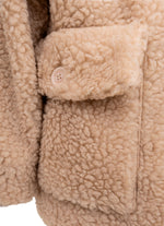 Casaco Pele Carneirinho Com Ursinho Après-Ski