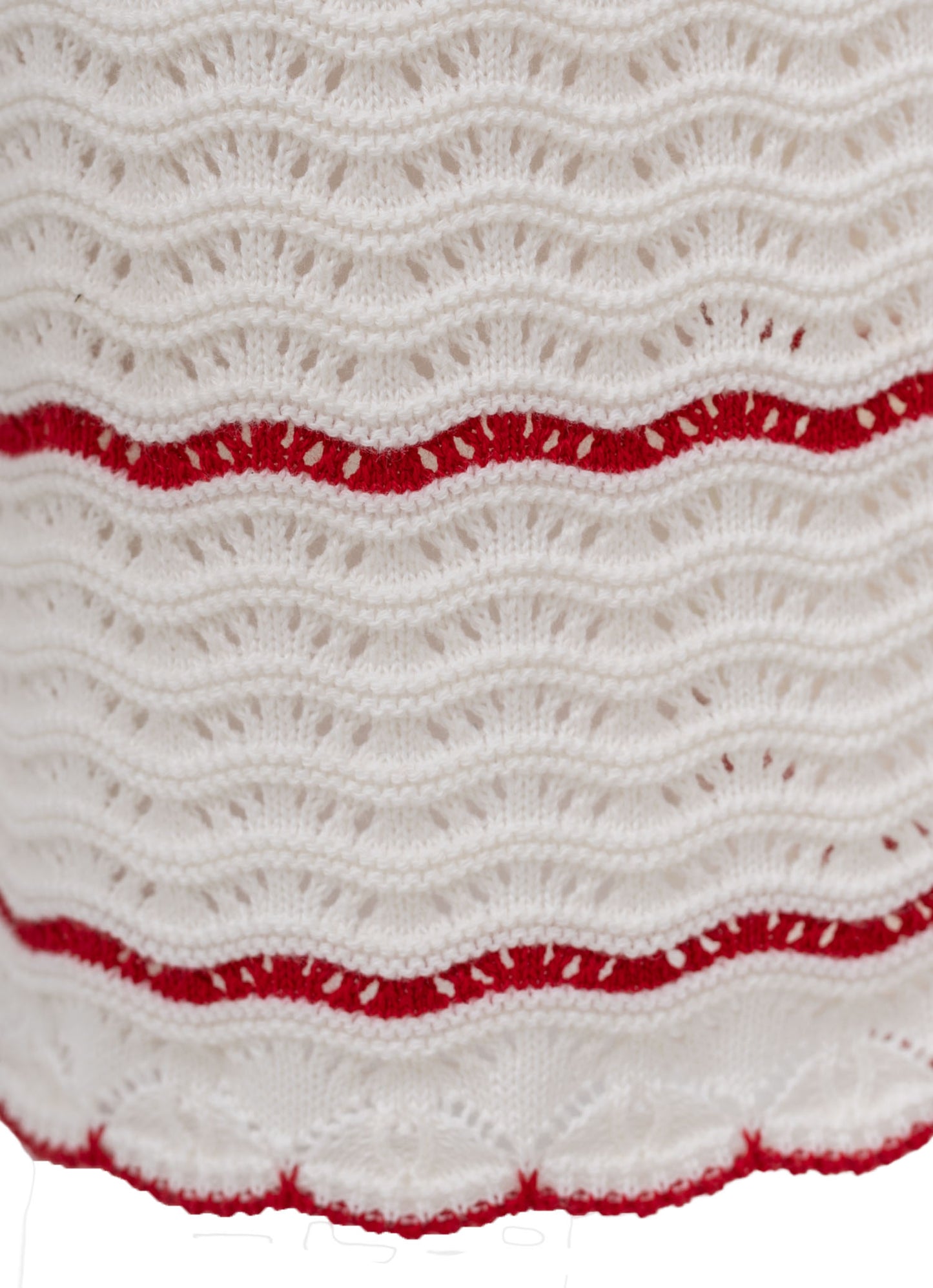 Calça Pantacourt Tricot Renda Resort