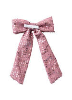 Vestido Festa Paetê Com Presilha Laço