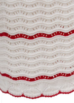 Calça Pantacourt Tricot Renda Resort