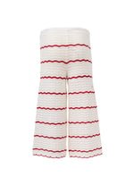 Calça Pantacourt Tricot Renda Resort