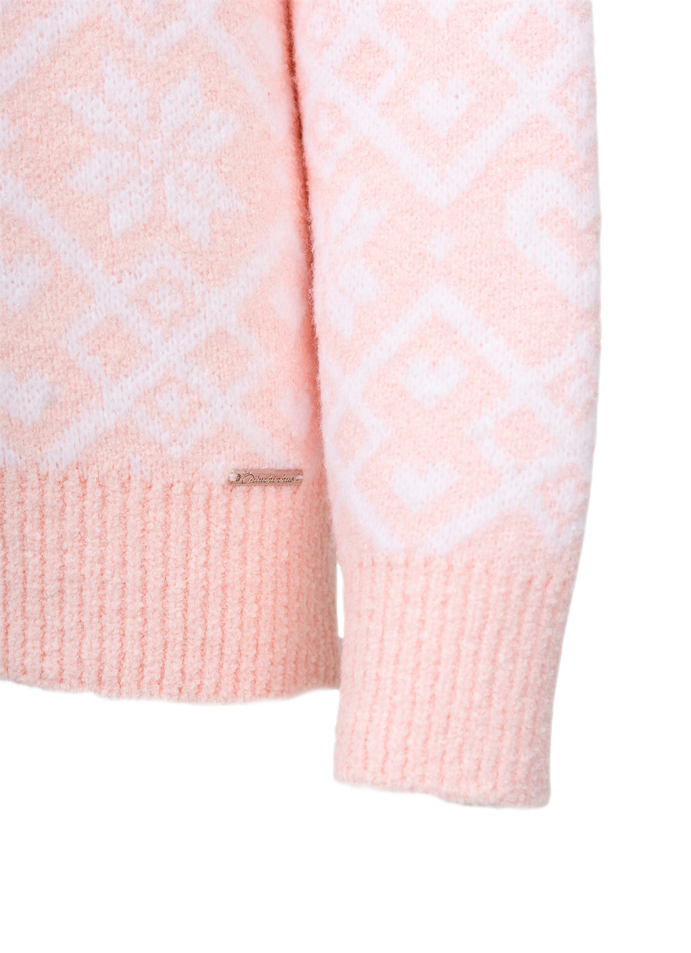 Blusa Tricot Jacquard Floco E Coração Après-Ski