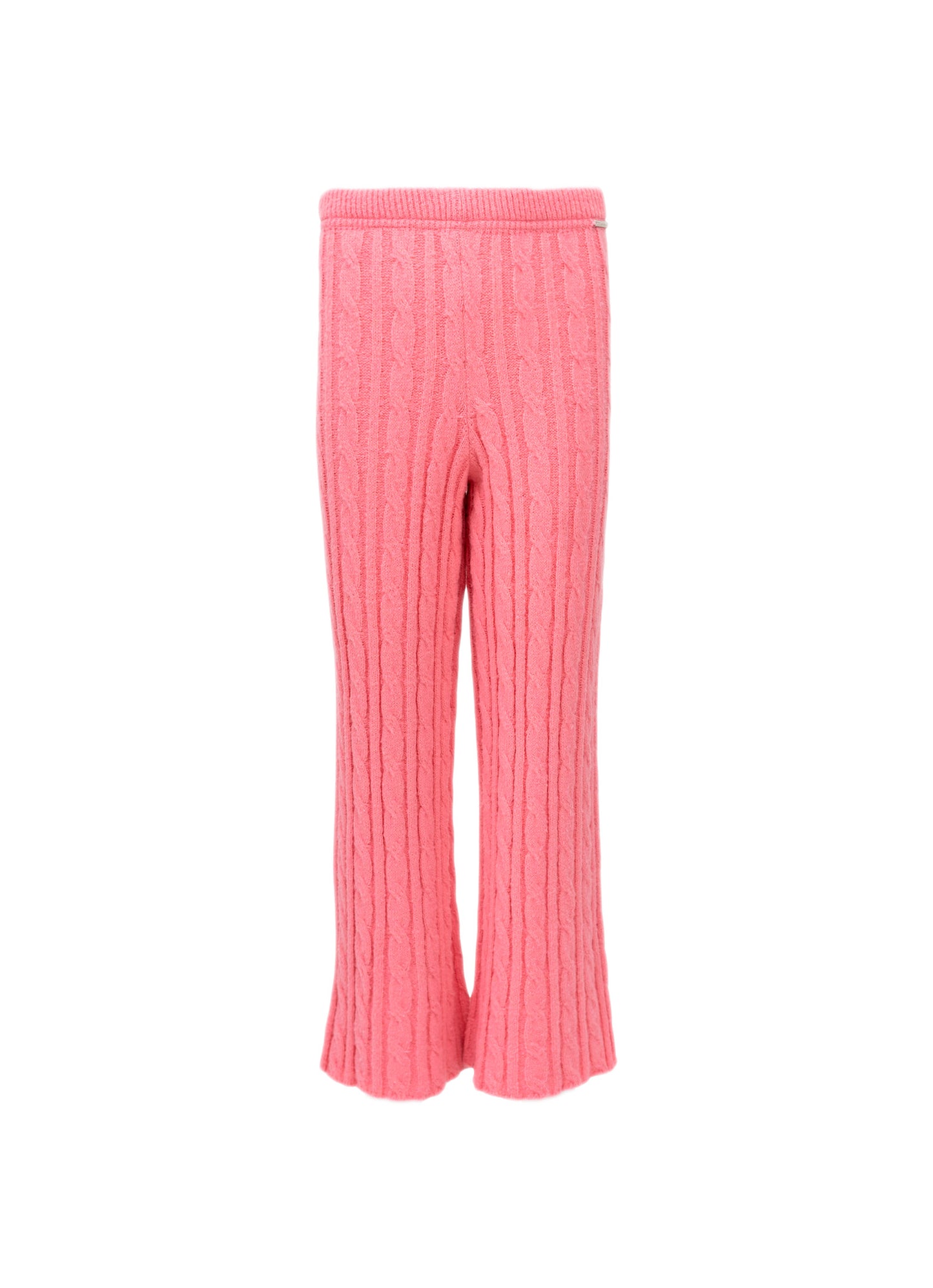 Calça Reta Tricot Tranças Après-Ski