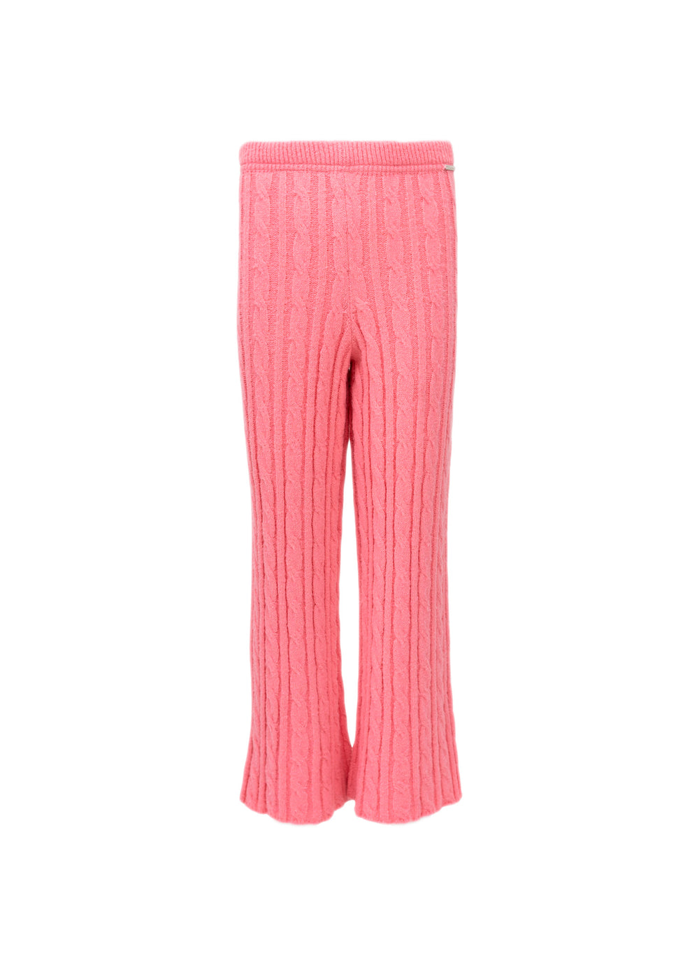 Calça Reta Tricot Tranças Après-Ski